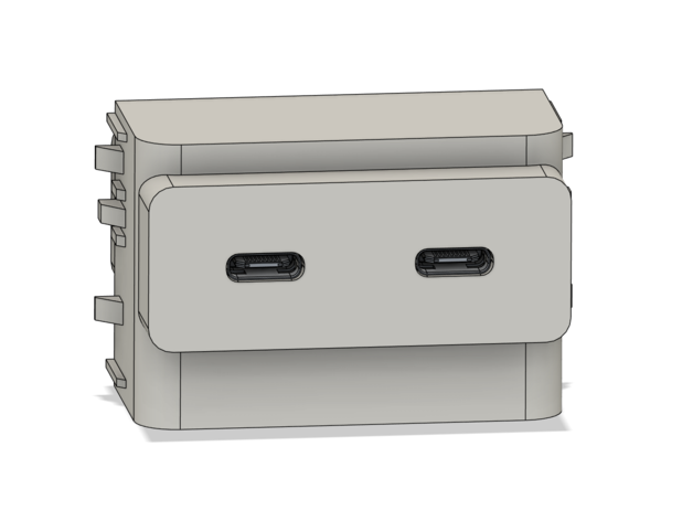 Volvo V50 S40 C30 C70 USB Type C Hızlı Şarj Cihazı Braketi - Görsel 5