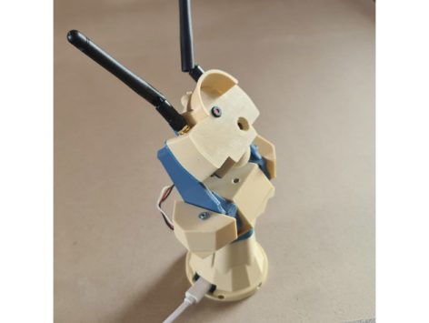 ESP32 KAM PAN TILT ANTEN E Plastik Parça - Görsel 5