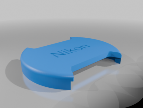 Nikon metin ile lens kapağı