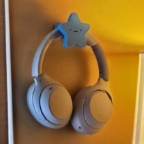 Sevimli yıldız kulaklık duvar montaj braketi