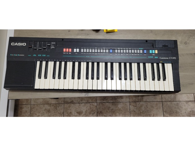 Casiotone CT 370 Pil Kapağı - Görsel 6