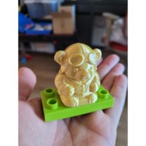 Duplo uyumlu havacı oyuncak ayı