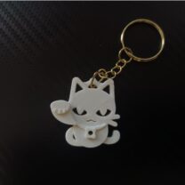 Kedi Anahtarlık 3d baskı
