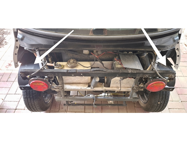 Citroen AMI Arka Tekerlek braketi - Görsel 9