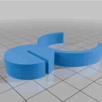 yuvarlak bir şey tutmak için bir kelepçe