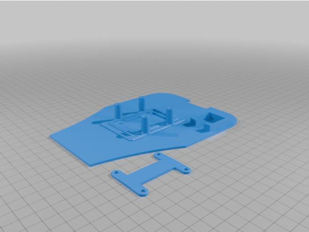 Atomrc Dolphin F405Wing Mini Bn220 Gps Arka Montaj Plakası - Görsel 3