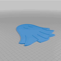 Hayalet 2D Düz Pencere Süsü