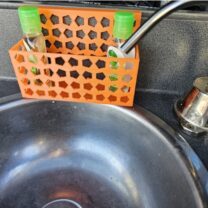 Camper Mutfak Backsplash İçin Parametrik Sepet