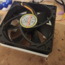 Lehimleme Duman Üfleyici Fan Yatay Tutucu 9 cm Fan