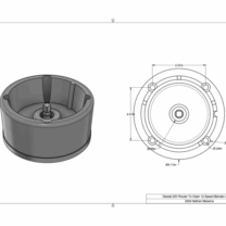 Dewalt Router Blender Adaptörü
