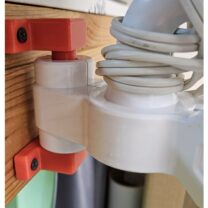 Direk Kelepçesi Yetiştirme Çadırı Fanı İçin Duvar Montajı