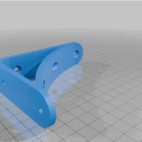 Escuadra 80 X 100mm Nervio Curvo