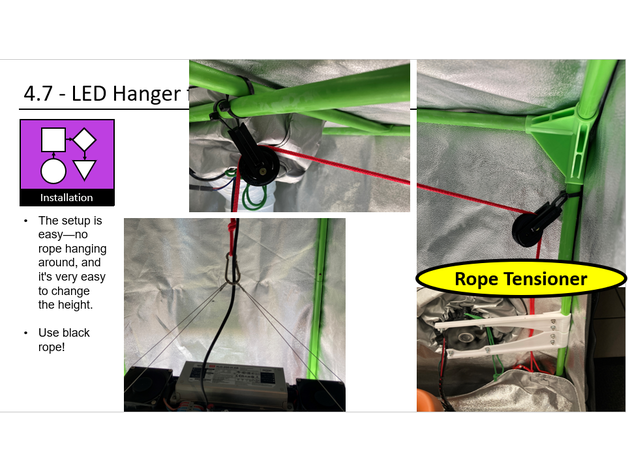 Grow Tent İçin 4.7 LED Askı - Görsel 6