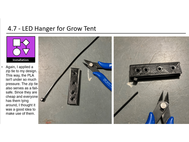 Grow Tent İçin 4.7 LED Askı - Görsel 14