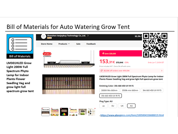 Grow Tent İçin 4.7 LED Askı - Görsel 5