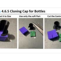 4 6 5 Şişeler İçin Klonlama Kapakları