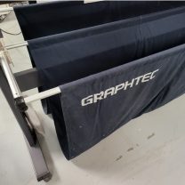 Graphtec Plotter Üzerinde 15mm ID Boru İçin 90 Rakor ve Uç Kapağı
