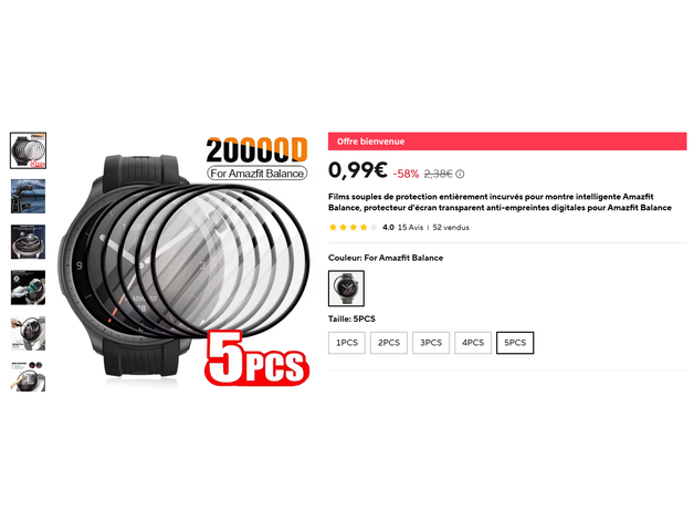 Amazfit Balance Ekran Koruyucu Hizalama Aparatı - Görsel 2