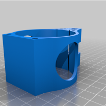 50mm Boru Kelepçesi (M4 Vidalar, Yerinde Baskı)