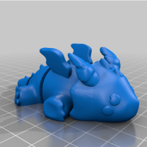 3D Esnek Bebek Ejderha Anahtarlık