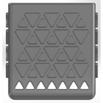 Üçgen Formlu Oluklu Kare Kalemlik