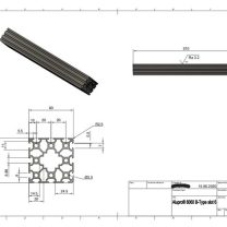Alüminyum Profil 6060 B Tipi Slot 6