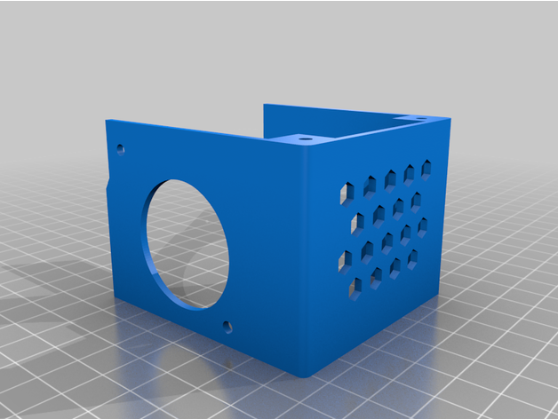 Anycubic I3 Mega E3D V6 40mm Fan Hotend Kapağı (Remix)