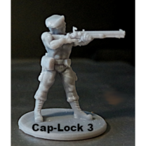 1/56 Ölçek 28 mm Kapak Kilitli Tüfekli Bilim Kurgu Güvenlik Görevlileri