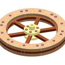 Buhar makinesi volan aparatı