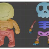 Hareketli Cadılar Bayramı Esnek İskelet (Remix)