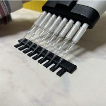 Jel Elektroforezi İçin 9 Ve 17 Kuyulu Çok Kanallı Mega Taraklar