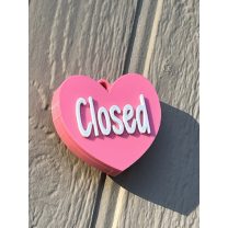 Açık / Kapalı işletme tabelası