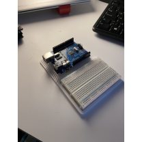 Arduino Uno ve Breadboard Tutucu