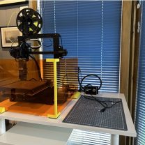 3D Yazıcı Lazer Kesici / Gravür Modülü Ekranı