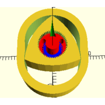Animasyonlu Parametrik Döner Motor