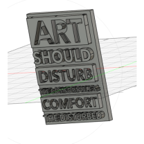 Sanat Alıntısı Duvar Dekoru