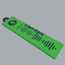 A Bar Song Spotify Anahtarlığı