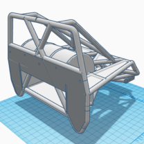 ARC SCX10 → Mojave Tamiya Hilux Yan Koruma ve Kafes