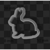 Tavşan kurabiye kalıbı