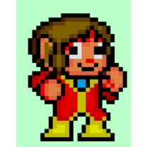 Alex Kidd Piksel Sanatı