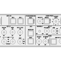 Airbus A320 Üst Panel Aydınlatması
