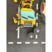 Otobüs Pastası için Tekerlekli Kek Yükseltici Platform