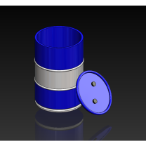 1/18 Ölçek 200 Litre Varil