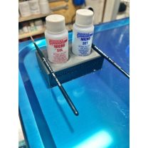 Dekal solüsyonları için şişe tutucu