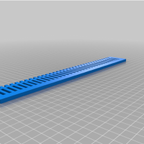 Akvaryum Taşma Tarağı (Parametrik)