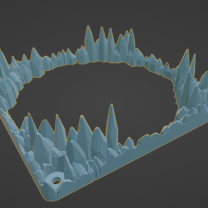 120mm Fan Buz Kristali Tasarımı