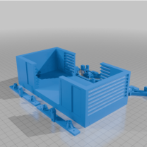 1/24 Ölçek Top Taşıma Gondolu (Euro LGB Kaplinli, Playmobil Western Top Gerekir)