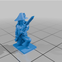 1/100 Fransız 1796 Merkez Bölük Piyadeleri (Bicorn Şapkalı)