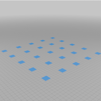 300×300 Tabla Seviye Testi (25 Kare)