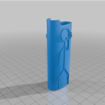 Çöp Adam Desenli BIC Çakmak Kılıfı